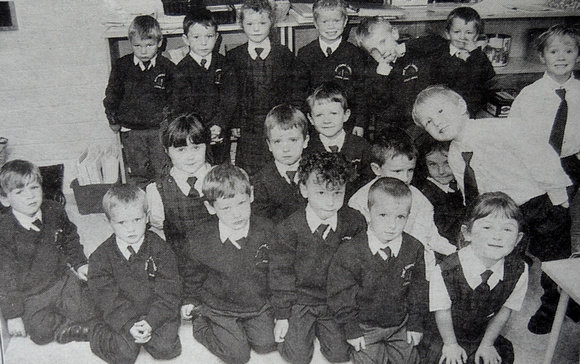 St Kevin's freshly-minted Junior Infants 1999 Bray People