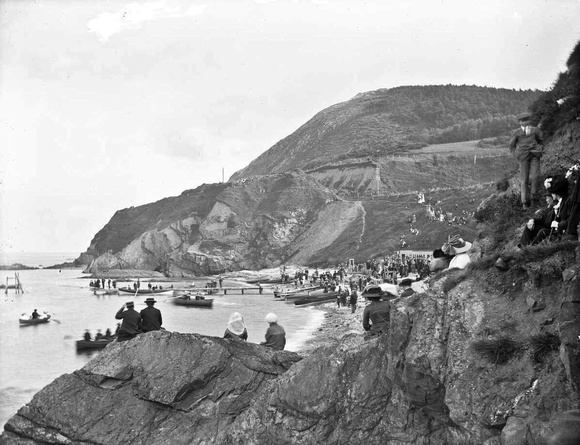Bray Head Regatta by Robert French c.1890 Naylor's Cove