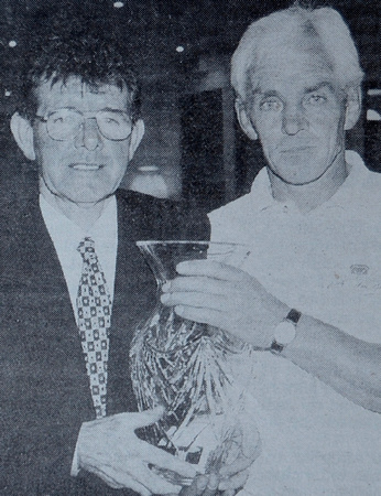 Danny Nolan and Johnny Sutton win Artisan Couple Of The Year 1999 Bray People