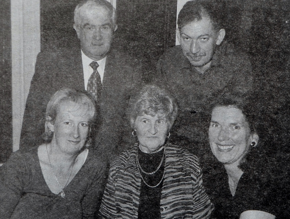 Fianna Fail fundraiser with Aidan & Thelma Cloake, Jim & Eilo Vickers and Kathleen Kelleher 1999 Bray People