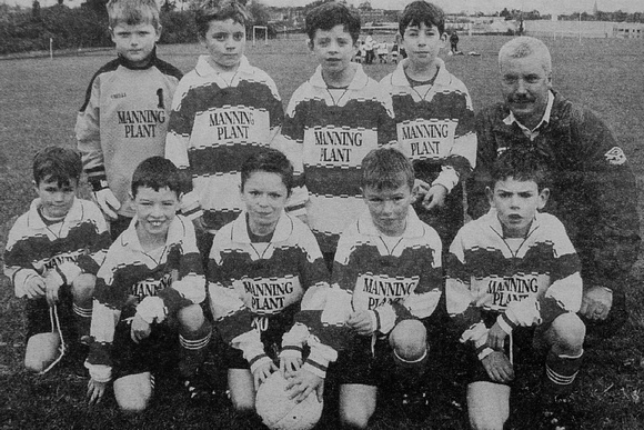 Enniskerry U8 after a St Fergals' beating 1999 Bray People