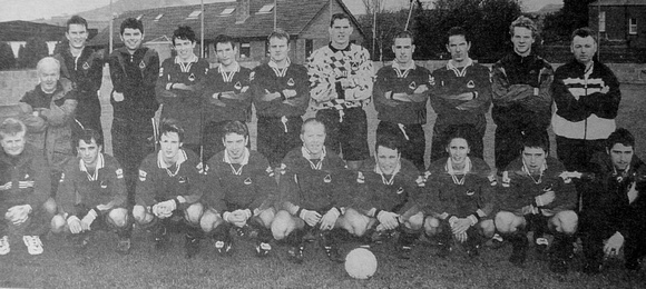 Greystones after beating Valeview Shankill 4-0 1999 Bray People