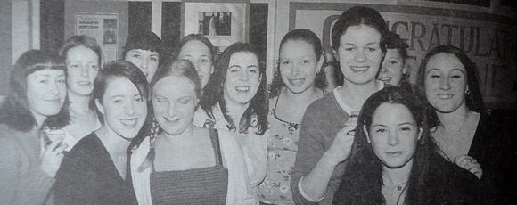 Loreto's homecoming queen Elaine Cassidy 1999 Bray People