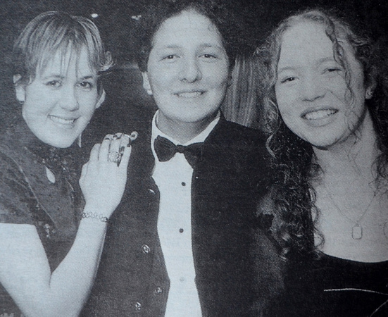 St David's graduation ball with Lucinda McFall, Michael Abrahamson & Anna Marie Boyce 1999 Bray People