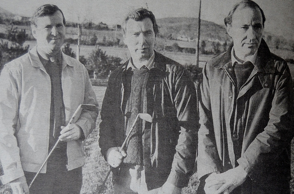Clive, Lance & Wilson Evans consider leasing their Charlesland Golf Club to members 1999 Bray People