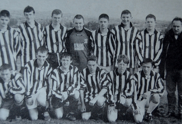 St Anthony's U14 after battering Wicklow Town 1999 Bray People