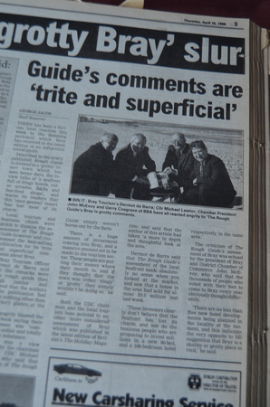 Guide's Comments 1999 Bray People