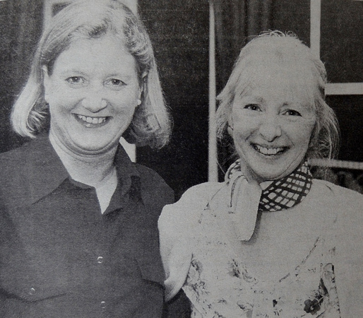 At the La Touche Hotel's '60s & '70s night, Rita O'Brien & Mary Williams 1999 Bray People