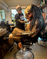 alien predator movies make-up chair special effects sci-fi filmmaking