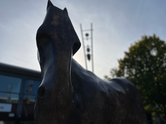 Meridian Point Horse Statue SUN15OCT23 1