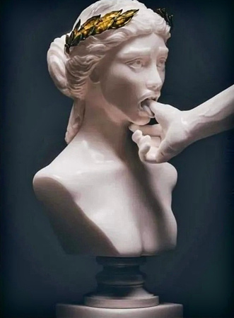 statue art fellatio flirt michaengelo sex rome