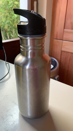 Lost All-Black Water Bottle like this around The Cove 6SEPT21 Tina Cavazza