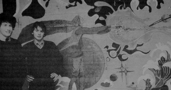 Vincent Galligan & John O'Reilly on their St Thomas Community College mural (800x422)