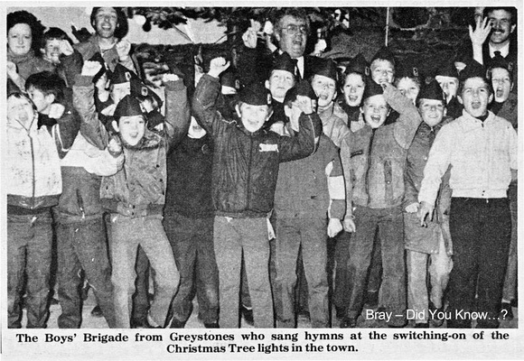 Greystones Christmas December 18th 1987 - from the Bray People