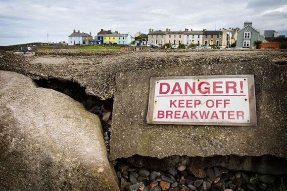 Danger Breakwater by Gingerpixel