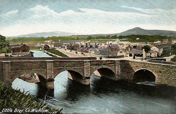 Bray Bridge & Little Bray postcard #2. Source ebay 16APR20
