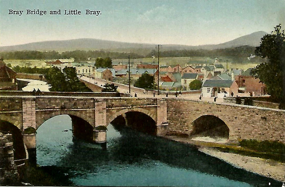 Bray Bridge & Little Bray postcard. Source ebay 16APR20