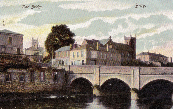 Bray Bridge vintage postcard. Source ebay 16APR20