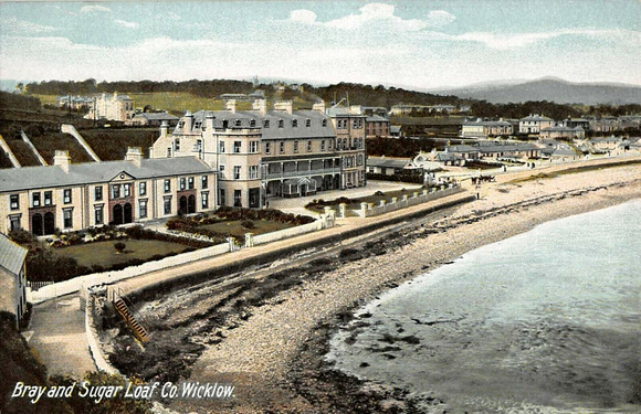 Bray Head Hotel & Promenade 1904. Source ebay 16APR20
