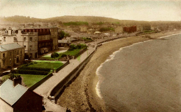 Bray Promenade postcard 1928. Source ebay 16APR20