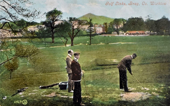 Golf Links Bray 1906 Postcard 47491. Source ebay 16APR20