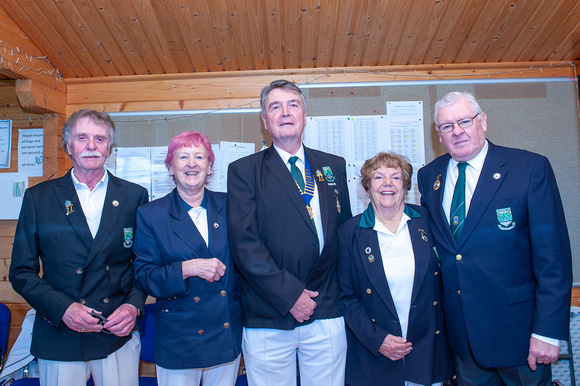 Greystones Bowling Club Unfurling The Flag SUN7APR24 13