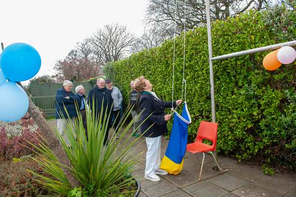 Greystones Bowling Club Unfurling The Flag SUN7APR24 21