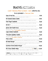 Buoys Kitchen Takeaway Menu 22OCT20 2