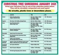 Christmas Tree Shredding Jan 2020