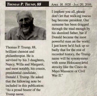 Thomas P. Trump obituary JAN16