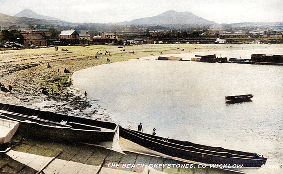 Vintage Harbour Postcard-Colourised