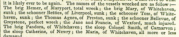 The Belle Vue Gary Paine 6AUG24 Photo No12 - Report from Illustrated London News 23 March 1844 Belle Vue perfect wreck