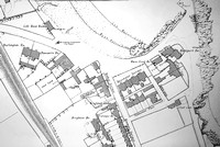 The Belle Vue Gary Paine 6AUG24 Photo No19 - Section of 1883 Ordnance Survey map of harbour area