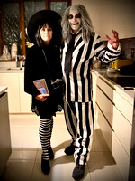 Halloween Pics Lydia Deetz & Beetlejuice 31OCT24 Marc Diamond Yvonne Leon